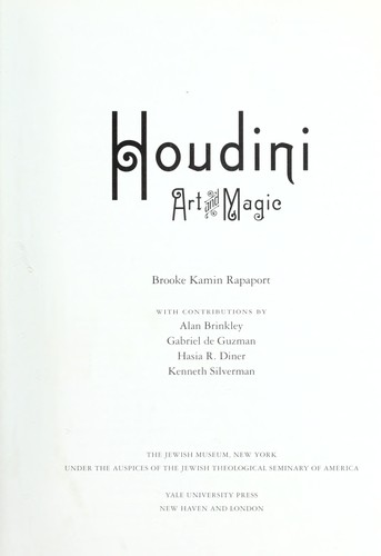 the magic of houdini