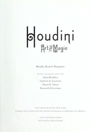 Cover of: Houdini : art and magic by 