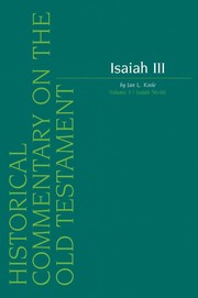 Cover of: Isaiah III
