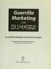 Cover of: Guerrilla marketing for dummies