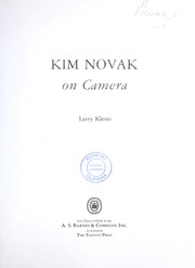 Cover of: Kim Novak on camera by Larry Kleno