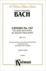 Cover of: Cantata No. 157 by Johann Sebastian Bach