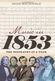 Cover of: Music in 1853 by 