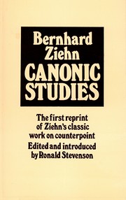 Cover of: Canonic Studies