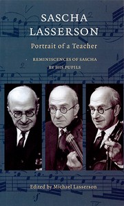 Cover of: Sascha Lasserson: Portrait of a Teacher by 