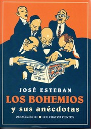 Cover of: Los bohemios y sus anécdotas