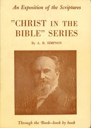 Cover of: Christ in the Bible Vol. I - Genesis