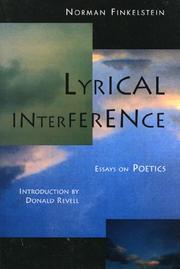 Cover of: Lyrical interference: essays on poetics