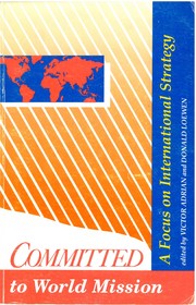 Cover of: Committed to World Mission by edited by Victor Adrian and Donald Loewen
