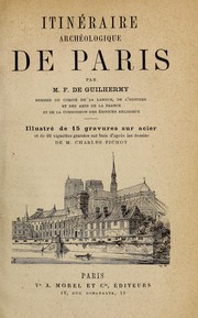 Cover of: Itinéraire archéologique de Paris