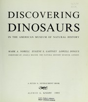 Cover of: Discovering dinosaurs in the American Museum of Natural History