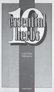 Cover of: 10 essential herbs by Lalitha Thomas