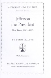 Cover of: Jefferson and his time by D. Malone