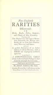 Cover of: New-England's rarities discovered