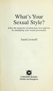 Cover of: What's your sexual style?