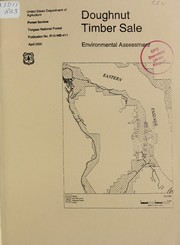 Cover of: Doughnut timber sale: environmental assessment