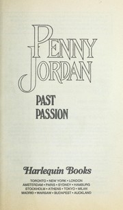 Cover of: Past Passion by Penny Jordan