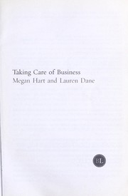 Cover of: Taking care of business