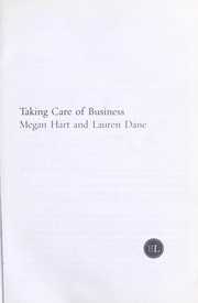 Cover of: Taking care of business by Megan Hart