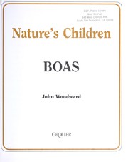 Cover of: Boas by John Woodward