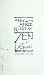 Cover of: Zen : the special transmission