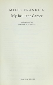 Cover of: My brilliant career by Miles Franklin
