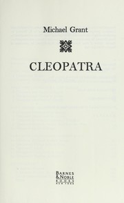 Cover of: Cleopatra.