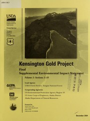 Cover of: Kensington Gold Project: final supplemental environmental impact statement : sections 1-10