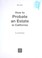 Cover of: How to probate an estate in California