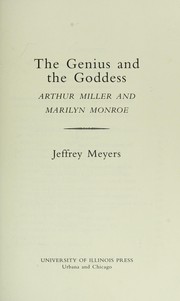 Cover of: The genius and the goddess by Jeffrey Meyers