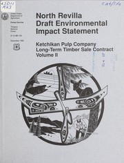 Cover of: North Revilla draft environmental impact statement: Ketchikan Pulp Company long-term timber sale contract