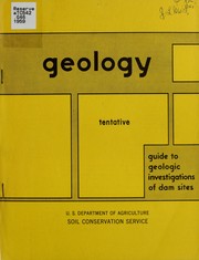 Cover of: Geology by United States. Soil Conservation Service.