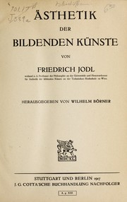 Cover of: Ãsthetik der bildenden KÃ¼nste by Friedrich Jodl