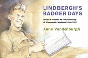 Cover of: Lindbergh's Badger Days by Anne Vandenburgh