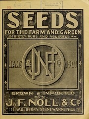 Cover of: Seeds for the farm and garden: strictly pure and reliable, Jany. 1901