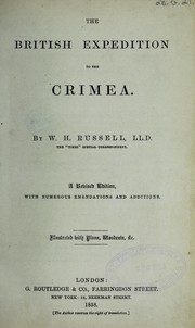 Cover of: The British expedition to the Crimea. by Sir William Howard Russell
