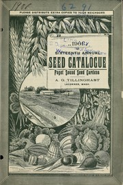 Cover of: Sixteenth annual seed catalogue