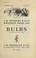 Cover of: J.M. Thorburn & Co.'s wholesale trade list of bulbs (for wholesale trade only)