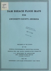 Cover of: Dam breach floods maps for Gwinnett County, Georgia