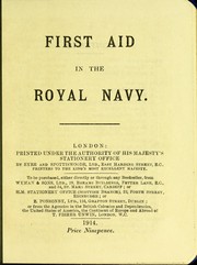 Cover of: First aid in the Royal Navy