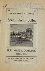 Fourth annual catalogue of seeds, plants, bulbs by H.F. House & Company