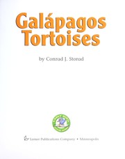 Cover of: Galápagos tortoises by Conrad J. Storad, Conrad J. Storad