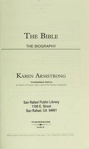 Cover of: The Bible : the biography by 