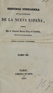 Cover of: Historia verdadera de la conquista de la Nueva España by Bernal Díaz del Castillo
