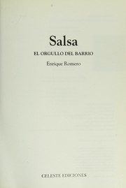 Cover of: Salsa : el orgullo del barrio by 