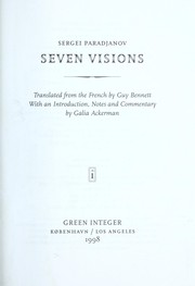 Cover of: Seven visions
