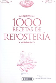 Cover of: 1000 recetas de reposteri a. by 