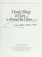 Cover of: Handy things to have around the house by Loris Shano Russell
