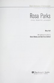 Cover of: Rosa Parks: civil rights leader