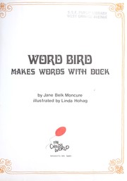 Cover of: Word Bird makes words with Duck | Jane Belk Moncure